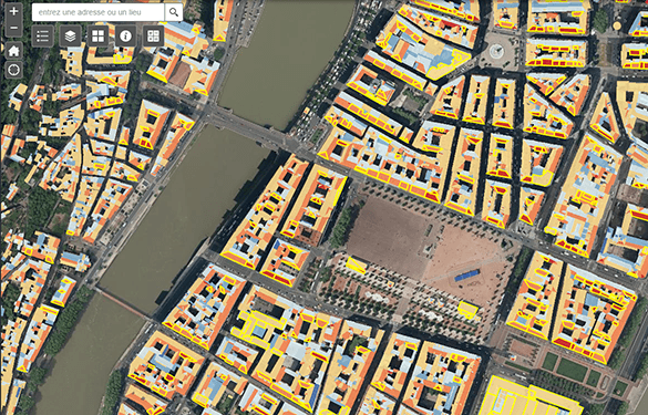 GrandLyon's Solar Cadastre